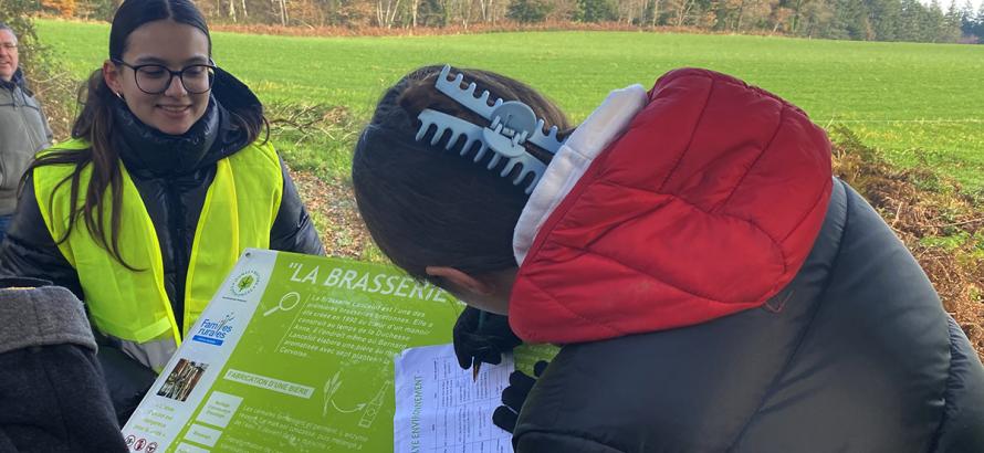 Photo de l'inauguration des sentiers de l’avenir